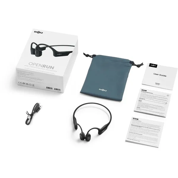 SHOKZ OpenRun Kopfhörer Kabellos Nackenband Sport Bluetooth Schwarz – Bild 12