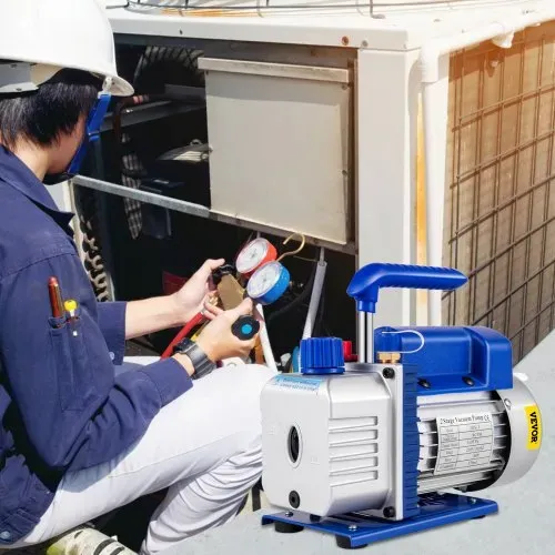 VEVOR 255 L/min(9CFM) 746W(1HP) Vakuumpumpe, 220V Unterdruckpumpe Vakuumgeräte Pumpe, 1720 U Vakuumpumpe Unterdruckpumpe, Unterdruckpumpe Vakuumgeräte Pumpe – Bild 7
