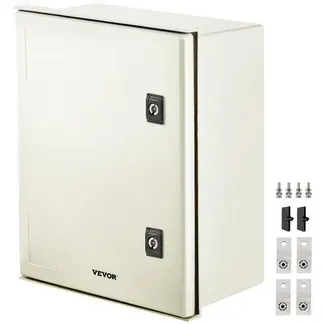 VEVOR Schaltkasten NEMA Fiberglasgehäuse, 40 x 30 x 20 cm NEMA 3X Glasfaser-Verteilerschrank, IP66 wasserdicht und staubdicht, elektrischer Anschlusskasten für den Außen-/Innenbereich, mit Montageplatte VEVOR Schaltkasten NEMA Fiberglasgehäuse, 40 x 30 x 20 cm NEMA 3X Glasfaser-Verteilerschrank, IP66 wasserdicht und staubdicht, elektrischer Anschlusskasten für den Außen-/Innenbereich, mit Montageplatte