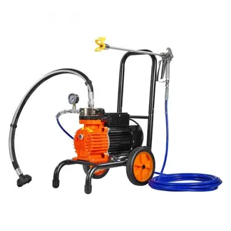 VEVOR Airless-Farbspritzgerät mit Membran, 900 W effizientes Airless-Farbspritzgerät mit Wagen, 1800 psi Airless-Farbspritzgerät, mit Verlängerungsstang, 1,8 L/min Hochdruck Airless Farbsprühsystem VEVOR Airless-Farbspritzgerät mit Membran, 900 W effizientes Airless-Farbspritzgerät mit Wagen, 1800 psi Airless-Farbspritzgerät, mit Verlängerungsstang, 1,8 L/min Hochdruck Airless Farbsprühsystem