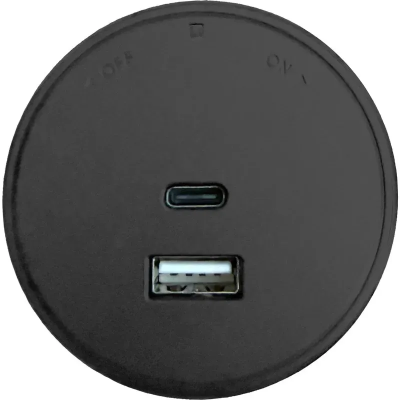 Synergy 21 MODULRAIL Modul USB A+C 20W Schwarz Synergy 21 MODULRAIL Modul USB A+C 20W Schwarz