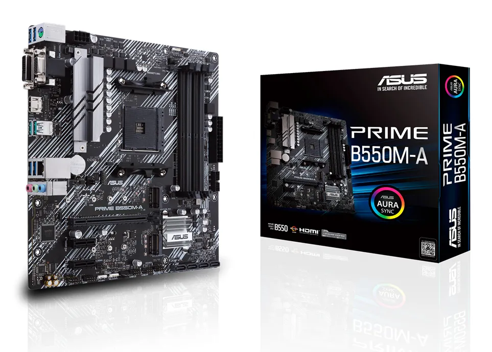 ASUS PRIME B550M-A AMD B550 Sockel AM4 micro ATX ASUS PRIME B550M-A AMD B550 Sockel AM4 micro ATX