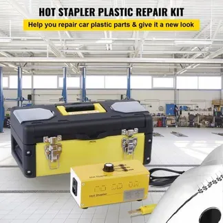 VEVOR Heftklammern Heißhefter Kun 220 V, Pistole Kit für Kunsts, Pistole Kit für Kunststoff Reparatur Schweißer Stoßstange mit 600 Heftklammern für industrielle Anwendungen VEVOR Heftklammern Heißhefter Kun 220 V, Pistole Kit für Kunsts, Pistole Kit für Kunststoff Reparatur Schweißer Stoßstange mit 600 Heftklammern für industrielle Anwendungen