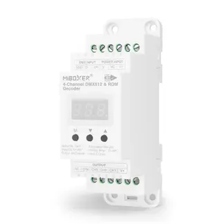 MiBoxer D4-T LED Controller DMX 4-Kanal für DIN-Schiene MiBoxer D4-T LED Controller DMX 4-Kanal für DIN-Schiene