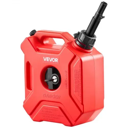 VEVOR Kraftstoffkanister 5 L, Benzinkanister mit Ausguss & verschließbarer Halterung, max. Durchflussrate 15 L/min, Flüssigkeitsbehälter für die meisten Autos, Motorräder, ATVs & UTVs, rot VEVOR Kraftstoffkanister 5 L, Benzinkanister mit Ausguss & verschließbarer Halterung, max. Durchflussrate 15 L/min, Flüssigkeitsbehälter für die meisten Autos, Motorräder, ATVs & UTVs, rot