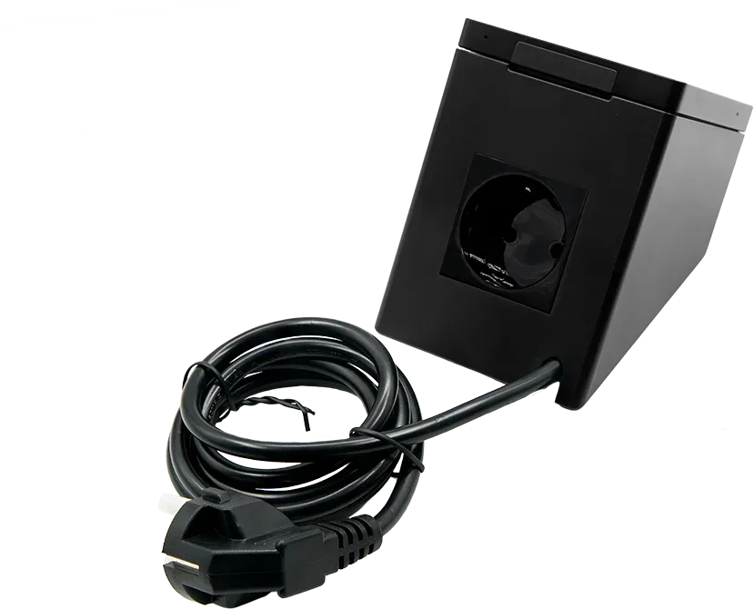 Shelly · Unterputz Zubehör ·Wall Display · Stand Socket · Schwarz – Bild 8