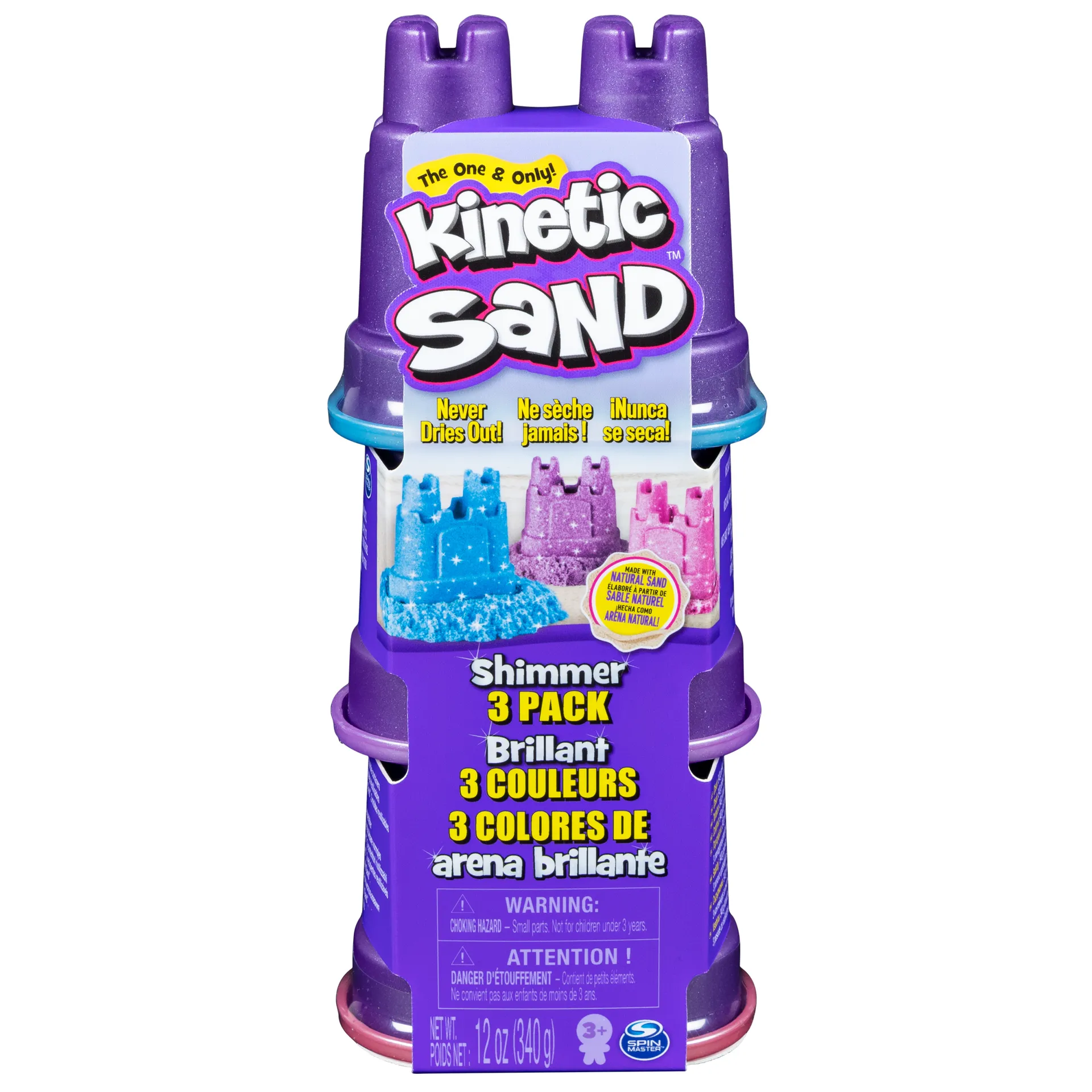 Kinetic Sand Schimmer Sand 3er Pack 340 g Kinetic Sand Schimmer Sand 3er Pack 340 g