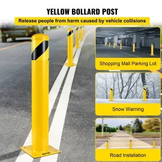 VEVOR Zwei 122 cm Parkplatz-Sicherheitspoller Parkschrankenpfosten, 20 x 20 cm Parkbarriere Parkpfosten, Parkpfosten Verkehrsstraßenröhre Stange, Geeignet für Innen- und Außenbereiche, Parkplätze VEVOR Zwei 122 cm Parkplatz-Sicherheitspoller Parkschrankenpfosten, 20 x 20 cm Parkbarriere Parkpfosten, Parkpfosten Verkehrsstraßenröhre Stange, Geeignet für Innen- und Außenbereiche, Parkplätze