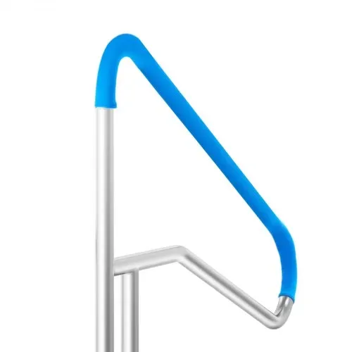 VEVOR Pool-Handlauf, 138x92,5x10cm Pooleinstieg Edelstahl mit Grundplatte für Innen-/Außenpools, Sicherheitsgeländer für Schwimmbäder, rostfreier Haltegriff mit Griffabdeckung & Zubehör für Spas – Bild 8