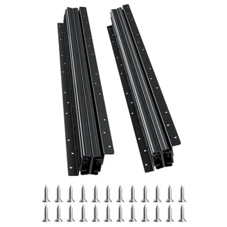 VEVOR Schubladenschienen Bodenhalterung, 60 cm, Vollauszug mit Kugellager unter Treppenschrankschienen, 117 kg Tragkraft, Unterschienen für Treppenschrankgleiter, zum Selbstaustausch, schwarz VEVOR Schubladenschienen Bodenhalterung, 60 cm, Vollauszug mit Kugellager unter Treppenschrankschienen, 117 kg Tragkraft, Unterschienen für Treppenschrankgleiter, zum Selbstaustausch, schwarz