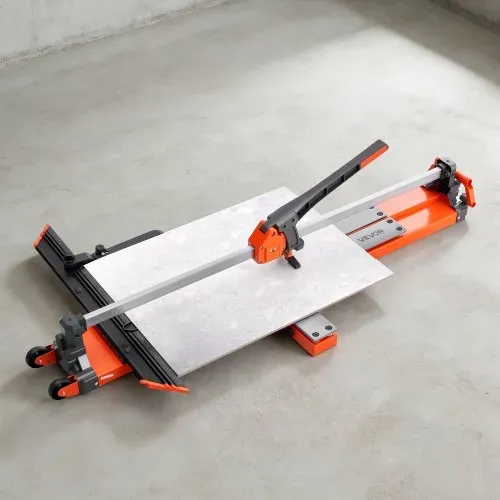 VEVOR Fliesenschneider 1200 mm, Fliesenschneidmaschine mit Federbelasteter Basis & Verstellbarem Winkelanschlag, Wolframkarbid-Schneidscheibe, Präzisions-Ausrichtungshilfe, für Keramikfliesen – Bild 7