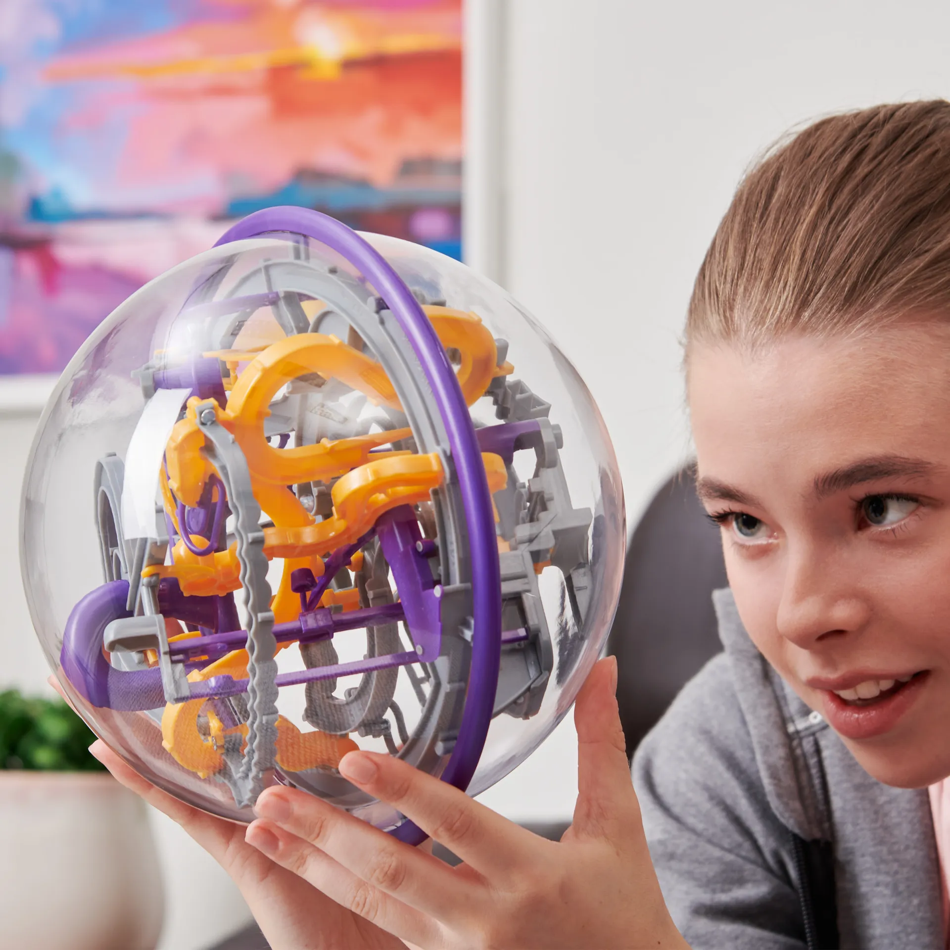 Games - Perplexus Epic 3D Kugellabyrinth mit 125 Hindernissen, Konzentrationsspiel mit 360° Bewegung, Geschicklichkeitsspiel für Kinder ab 10 Jahren und Erwachsene – Bild 3