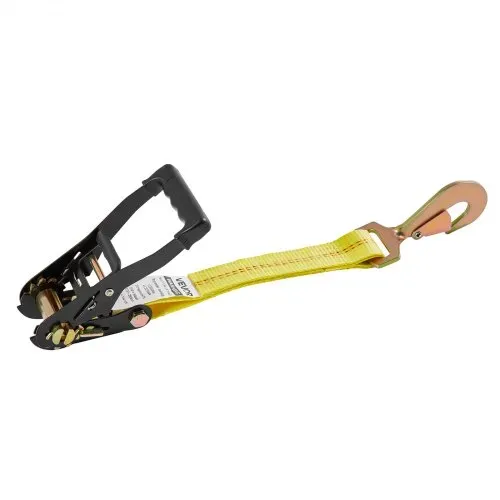 VEVOR Radspanngurt Befestigungsgurt (50,8 x 3657,6 mm) mit Federhaken & 4540 kg Zugfestigkeit & 1512 kg Tragfähigkeit, Motorrad-Spannsystem Radsicherungsgurt Reifengurt für SUVs Anhänger – Bild 9