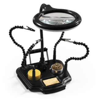 Dritte Hand mit LED-Lupe McPower “11M“, 4W, mit USB-Anschluss Dritte Hand mit LED-Lupe McPower “11M“, 4W, mit USB-Anschluss