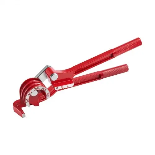 VEVOR 5 tlg. Bremsleitung Bördelgerät Set, 45° Bördelwerkzeug mit 7,6m x 4,76mm Bremsleitung für Einfachbördelung, Rohraufweiter mit 20 Anschlüssen 2 Verbindern & Rohrbieger, Reparatursatz für KFZ – Bild 8