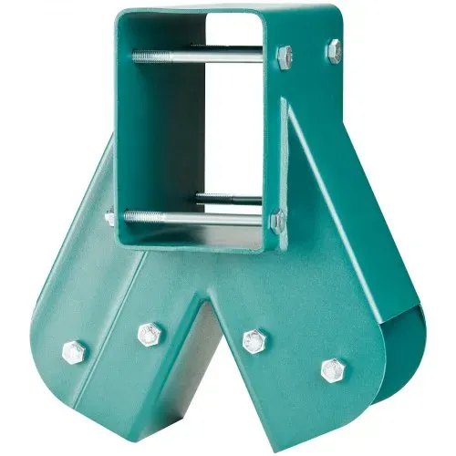 VEVOR 3 Stk. Schaukelverbinder 160 x 235 x 280 mm Schaukelwinkel Kohlenstoffstahl Pulverbeschichtet Wandverbinder Holzverbinder Kantholz Grün Vierkant Schaukelverbinder Eckverbinder für Gartenschaukel – Bild 8