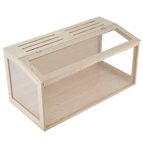 VEVOR Hamsterkäfig Nagerkäfig Nagarium Hamstergehege Holz 1018x518x510mm, 270°-Sichtfenster Nagersicherer mit Deckel Belüftung für Goldhamster Zwerghamster Meerschweinchen Rennmäuse – Bild 8