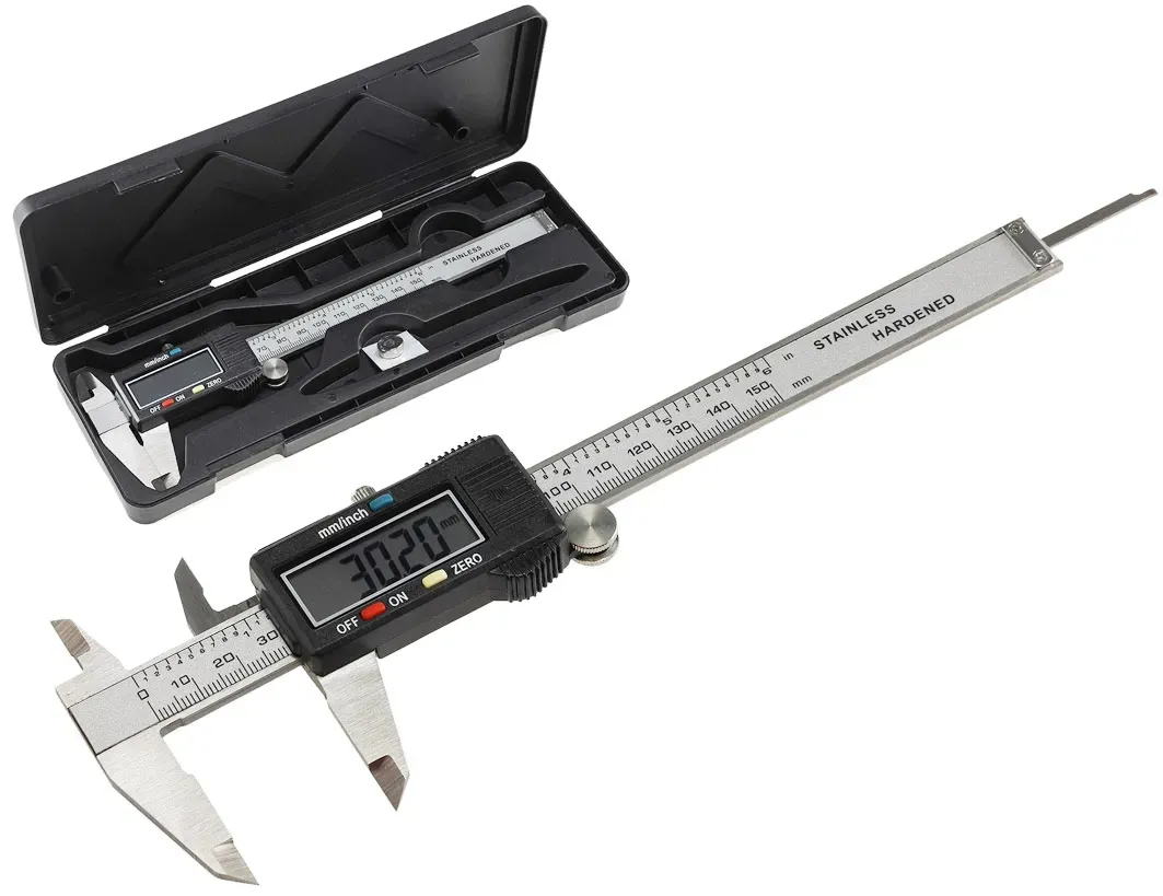 digitaler Präzisions-Messschieber 150mm LCD-Anzeige, mit Kunststoffbox digitaler Präzisions-Messschieber 150mm LCD-Anzeige, mit Kunststoffbox