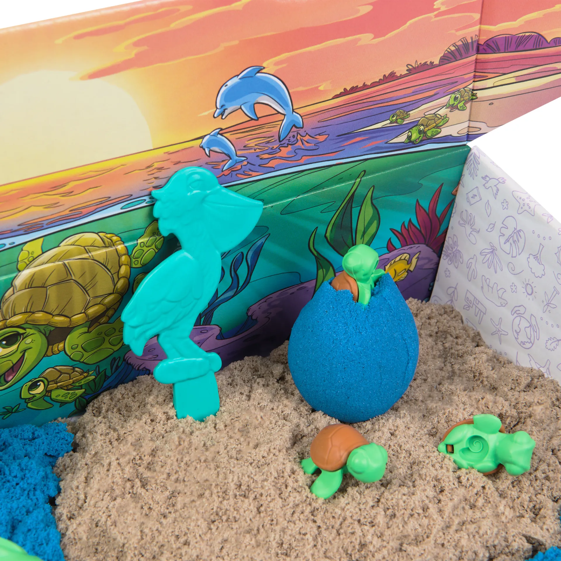 Kinetic Sand Project Planet Schildkröten Spielset – Bild 4
