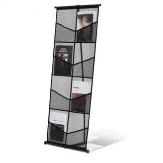VEVOR Prospektständer, 4-stöckig, 8 Fächer, Zeitschriftenständer aus Netzgewebe, für Zeitschriften, Zeitungen & Kataloge, Prospekthalter mit Tragetasche für Geschäfte, Ausstellungen & Büros VEVOR Prospektständer, 4-stöckig, 8 Fächer, Zeitschriftenständer aus Netzgewebe, für Zeitschriften, Zeitungen & Kataloge, Prospekthalter mit Tragetasche für Geschäfte, Ausstellungen & Büros