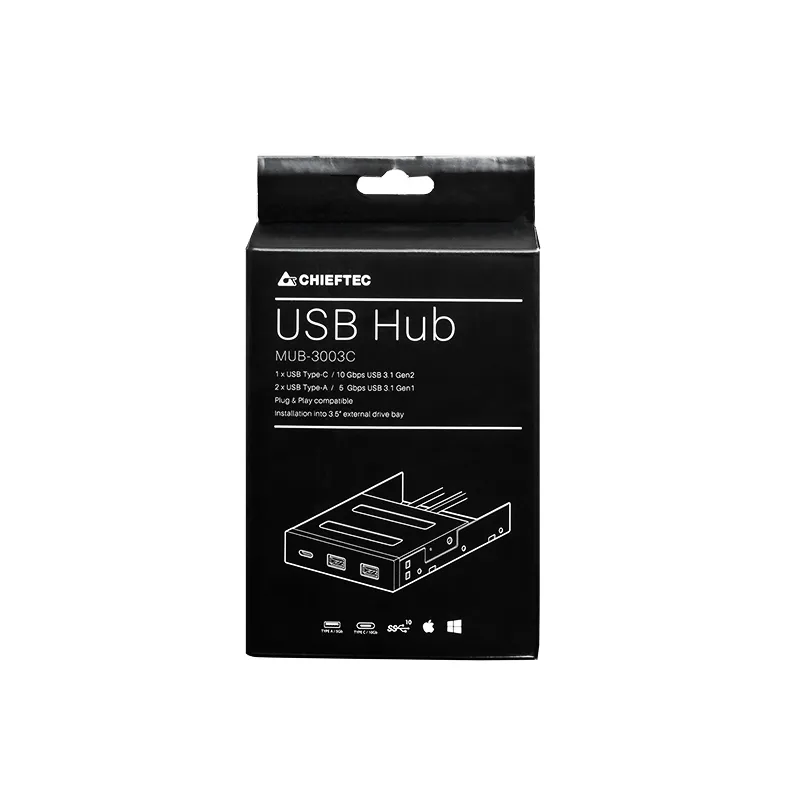 Chieftec MUB-3003 Hard Drive Backplane Schwarz – Bild 6