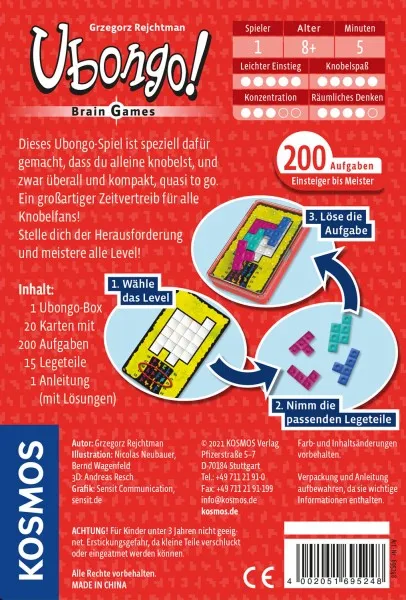 Kosmos Ubongo Brain Games – Bild 2