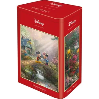 Thomas Kinkade Studios: Mickey & Minnie in der Nostalgie Metalldose, Puzzle Thomas Kinkade Studios: Mickey & Minnie in der Nostalgie Metalldose, Puzzle