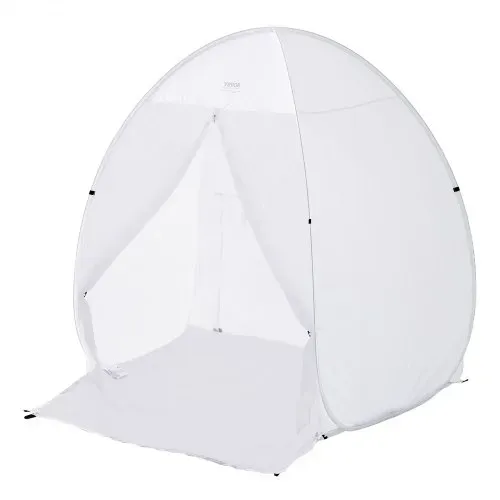 VEVOR Sprühfarben-Unterstand, 60 x 60 x 70 Zoll, tragbares Pop-Up-Sprühfarbenzelt mit integriertem Boden, Abluftfenster und Aufbewahrungstasche, faltbare Lackierkabine für Möbel, DIY-Hobby-Werkzeug-Malstation – Bild 9