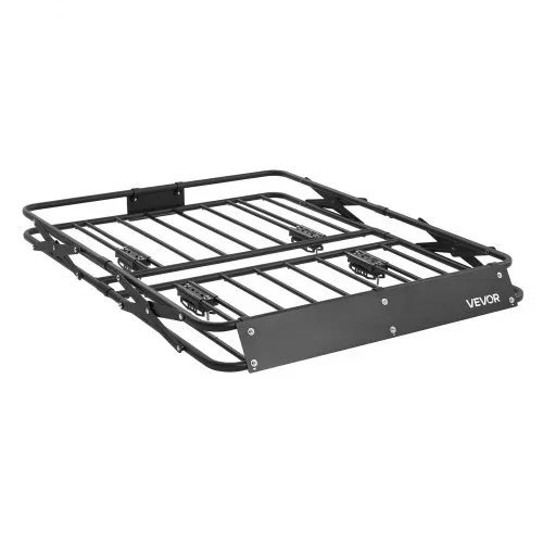 VEVOR Dachträgerkorb 1168 x 914 x 102 mm Dachgepäckkorb mit Klappmechanismus Tragkraft bis 90,72 kg Wetterfester Faltbarer Autodachkorb aus Legierungsstahl Dachtransportkorb Geeignet für SUVs Pickups – Bild 10