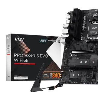 MSI Pro B840-S EVO WIFI6E AMD B840 Sockel AM5 ATX MSI Pro B840-S EVO WIFI6E AMD B840 Sockel AM5 ATX