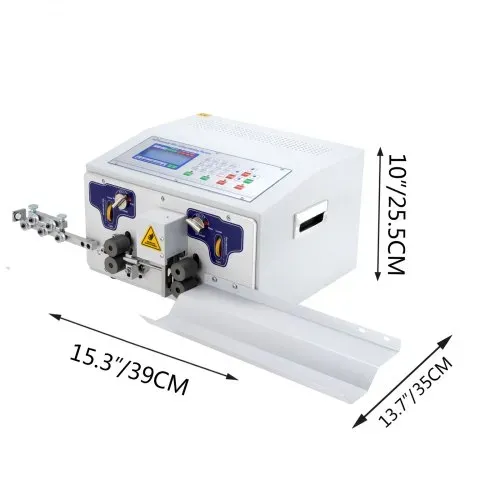 VEVOR Automatische Computer-Abisoliermaschine 300 W, Kabelschneidemaschine 1-100,000 mm, 230 V Drahtbiegemaschine Max. Kanaldurchmesser 10 mm, Kabelschälmaschine mit LCD Schirm und Richtmaschine – Bild 7