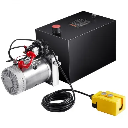 VEVOR Hydraulikpumpe Hydraulikaggregat 12 V Hydraulikaggregat 1600 W, Einfachwirkende Hydraulikpumpe Hydraulic Power Pack, 3 Gal Tank Hand Pump Hydraulikaggregat, für Aufzüge, Gabelstapler usw. – Bild 9