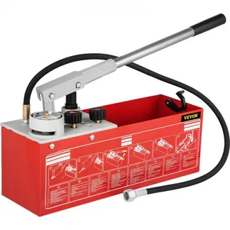 VEVOR Prüfpumpe Abdrückpumpe Druckprüfpumpe Füllpumpe Befüllpumpe Druckprobepumpe Hydrostatische Testpumpe Hydraulikdruckprüfpumpe 25 bar / 2,5 MPa Wasserdruckprüfer 12 L Tankvolumen VEVOR Prüfpumpe Abdrückpumpe Druckprüfpumpe Füllpumpe Befüllpumpe Druckprobepumpe Hydrostatische Testpumpe Hydraulikdruckprüfpumpe 25 bar / 2,5 MPa Wasserdruckprüfer 12 L Tankvolumen
