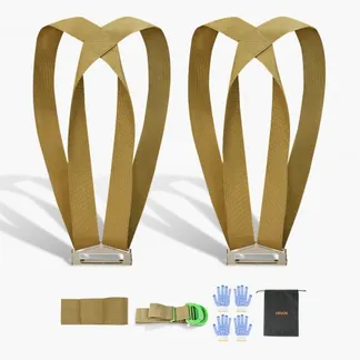 VEVOR Tragegurte, 2-Personen-Hebe- und Transportsystem mit 2 Gurten, 1 Traggurt und 1 Handgurt, verstellbare Hebe-Schultergurte zum Bewegen von Möbeln, Geräten und Matratzen VEVOR Tragegurte, 2-Personen-Hebe- und Transportsystem mit 2 Gurten, 1 Traggurt und 1 Handgurt, verstellbare Hebe-Schultergurte zum Bewegen von Möbeln, Geräten und Matratzen