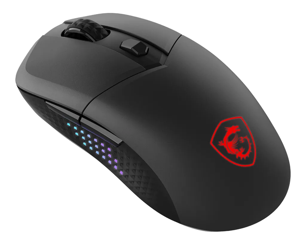 MSI VERSA 300 ELITE WIRELESS Maus Gaming rechts RF Wireless + Bluetooth + USB Type-C Optisch 26000 DPI – Bild 2