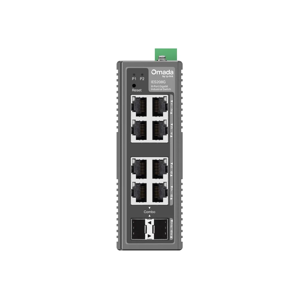 TP-Link Switch Easy Managed Layer 2 8 Port • 8x 10/100/1000 Mbps • PoEBudget 70 Watt • Lüfterlos • Omada SDN • Modell: IES208G(UN) – Bild 2