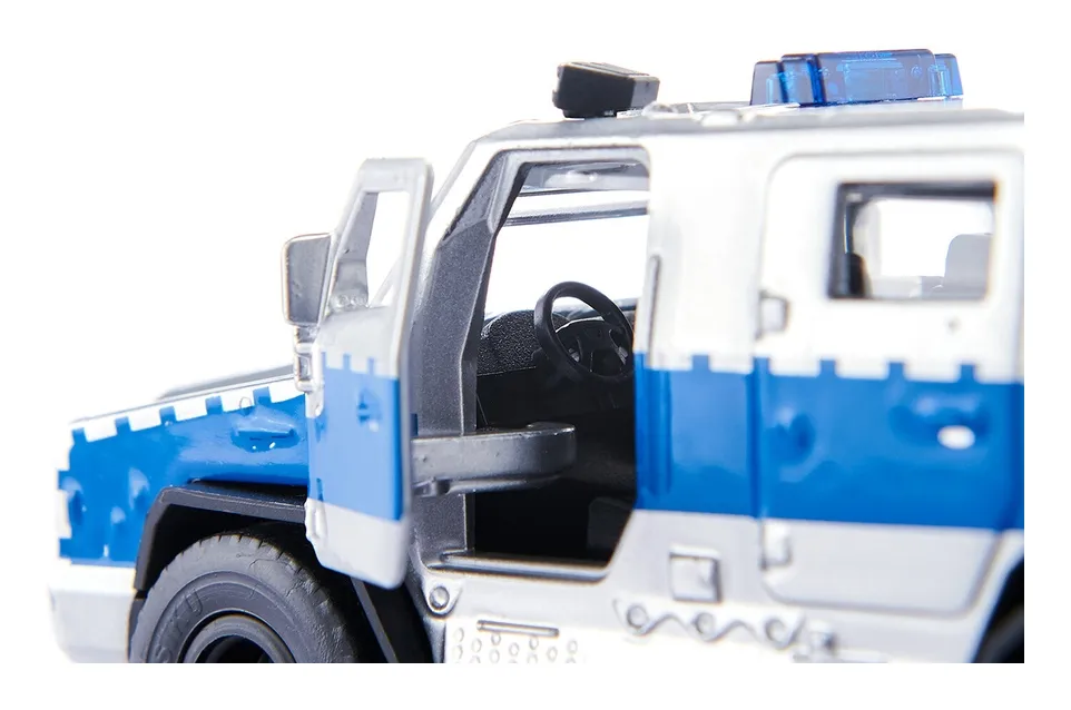 Siku Rheinmetall MAN Survivor R Modell Polizeiwagen Vormontiert 1:50 – Bild 3