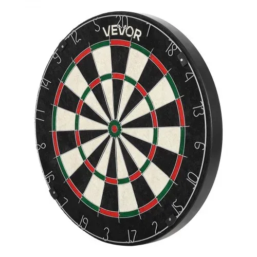 VEVOR Dartscheibe, mit 6 Dartpfeilen & Punktezähler, selbstheilendes Dartboard aus Sisalfasern mit klammerfreiem Bullseye & drehbarem Zahlenring, für Partys & Spielzimmer zu Hause – Bild 9