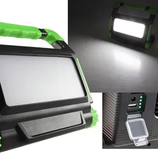 LED Baustrahler mit Akku “BSA-50” 50W, 4200lm, 4500K / neutralweiß LED Baustrahler mit Akku “BSA-50” 50W, 4200lm, 4500K / neutralweiß