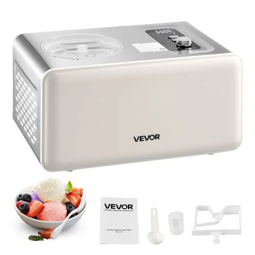 VEVOR automatische Eismaschine 2 QT mit eingebautem Kompressor (150 W) kein Vorgefrieren, Ice Cream Maker mit 3 Modi, elektrischer Eismaschine Frozen Sorbet Maker für die Küche zu Hause VEVOR automatische Eismaschine 2 QT mit eingebautem Kompressor (150 W) kein Vorgefrieren, Ice Cream Maker mit 3 Modi, elektrischer Eismaschine Frozen Sorbet Maker für die Küche zu Hause