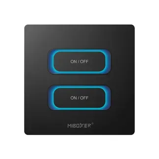 Synergy 21 LED Fernbedienung 2 Gang Smart Switch 2,4GHz Bewegungssensor + Dimm *Milight/Miboxer* (b) Synergy 21 LED Fernbedienung 2 Gang Smart Switch 2,4GHz Bewegungssensor + Dimm *Milight/Miboxer* (b)