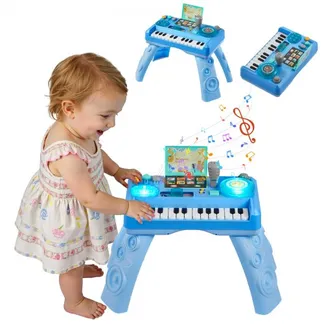 VEVOR Aktivitätstisch, Musiktischspielzeug mit 133 Klangquellen, Aufnahmefunktion & LED-DJ-Plattenspieler, Kinderlerntisch, Interaktiver Spieltisch für Geburtstage, Geschenk für Kinder ab 6 Monaten VEVOR Aktivitätstisch, Musiktischspielzeug mit 133 Klangquellen, Aufnahmefunktion & LED-DJ-Plattenspieler, Kinderlerntisch, Interaktiver Spieltisch für Geburtstage, Geschenk für Kinder ab 6 Monaten