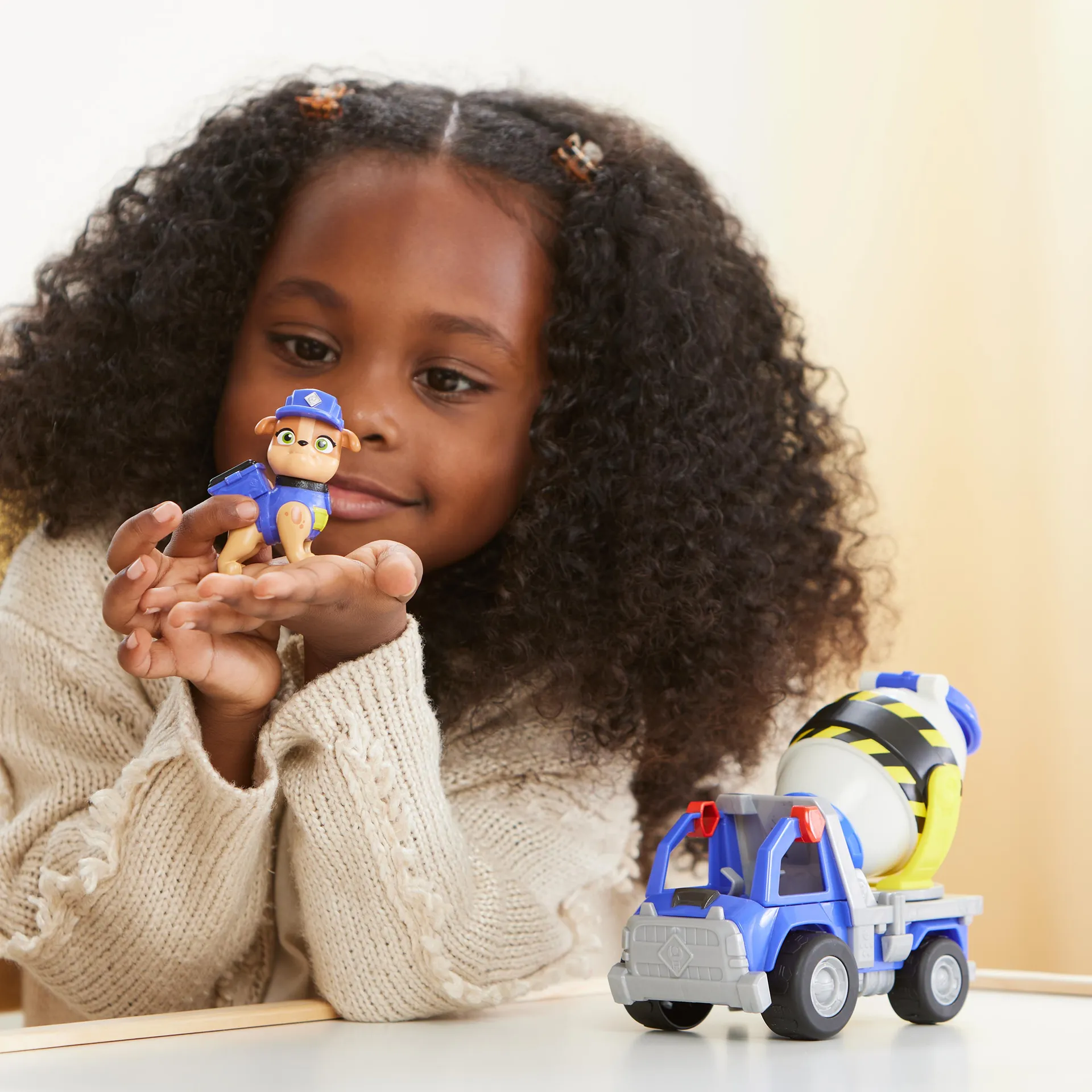 Rubble & Crew - Zementmischer-Baufahrzeug mit Mix-Figur (Basis Fahrzeug) – Bild 6