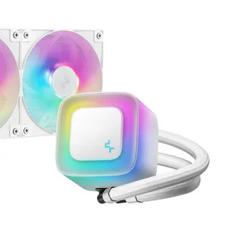 DeepCool LE360 WH V2 Prozessor All-in-One-Flüssigkeitskühler 12 cm Weiß 1 Stück(e) DeepCool LE360 WH V2 Prozessor All-in-One-Flüssigkeitskühler 12 cm Weiß 1 Stück(e)