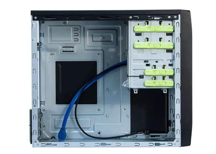 Chieftec CT-04B-OP Computer-Gehäuse Mini Tower Schwarz – Bild 2