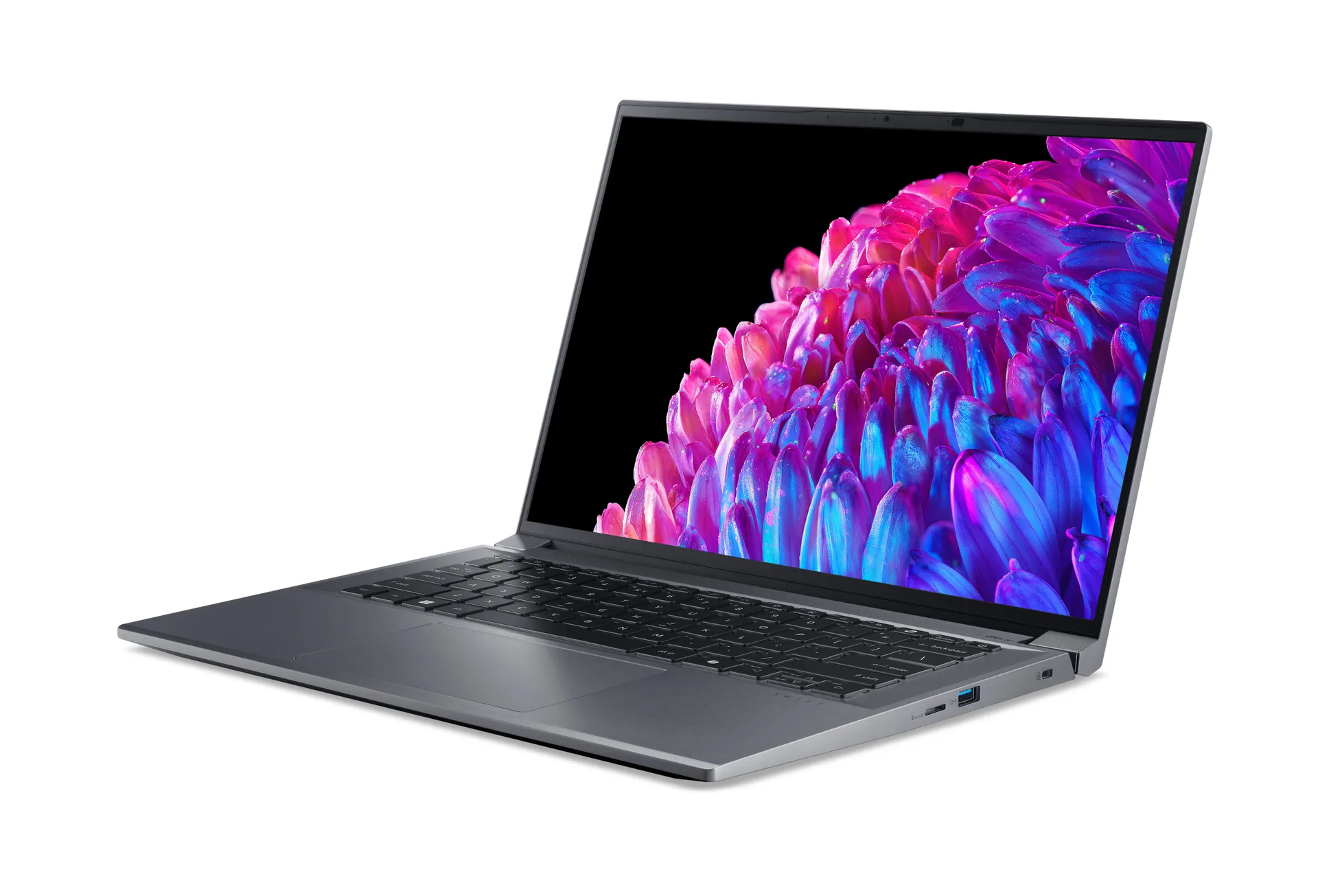 Acer Swift SFX14-72G-57B5 Intel Core Ultra 5 125H Laptop 36,8 cm (14.5") 2.8K 32 GB LPDDR5-SDRAM 1 TB SSD NVIDIA GeForce RTX 4050 Wi-Fi 6 (802.11ax) Windows 11 Pro Grau – Bild 3