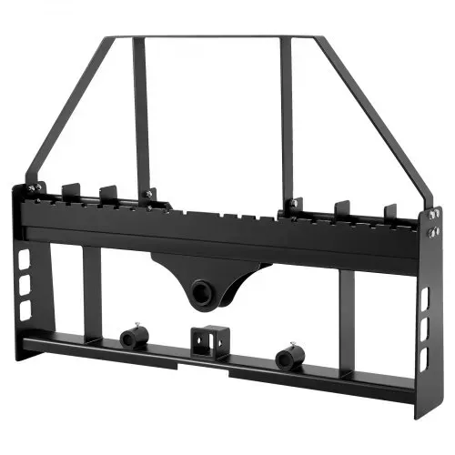 VEVOR Palettengabelrahmen für Kompaktlader, 1814 kg, 1150 mm Palettengabelrahmenaufsätze mit 50,8 mm Anhängerkupplung & Speerhülsen, passend für Schnellkupplungs-Traktorlader, nur Rahmen – Bild 9
