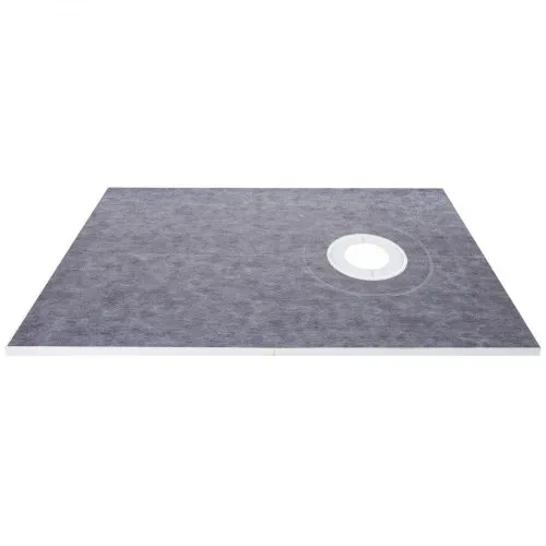 VEVOR Duschschwellen-Set, 38 x 60 Zoll wasserdichte Duschschwellenauflage mit 4 Zoll ABS-Versatz-Klebeflansch, 4 Zoll Edelstahlgitter, 2 zuschneidbare Duschschwellen und Kelle, Duschwannen-Gefällestäbe passend für Badezimmer – Bild 10
