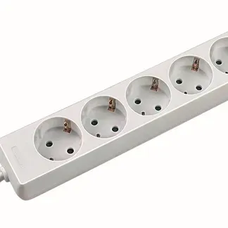 Bachmann Tischsteckdose, 6xDosen(CEE7)->Stecker(CEE7), 1,5m, weiß, SELLY, Bachmann Tischsteckdose, 6xDosen(CEE7)->Stecker(CEE7), 1,5m, weiß, SELLY,