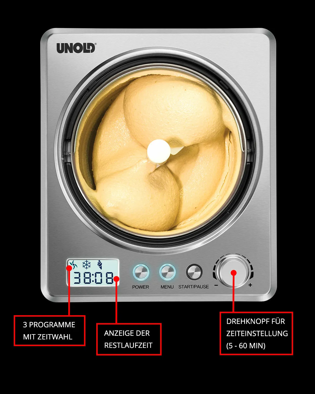 Unold EISMASCHINE Profi Plus 48880 – Bild 3